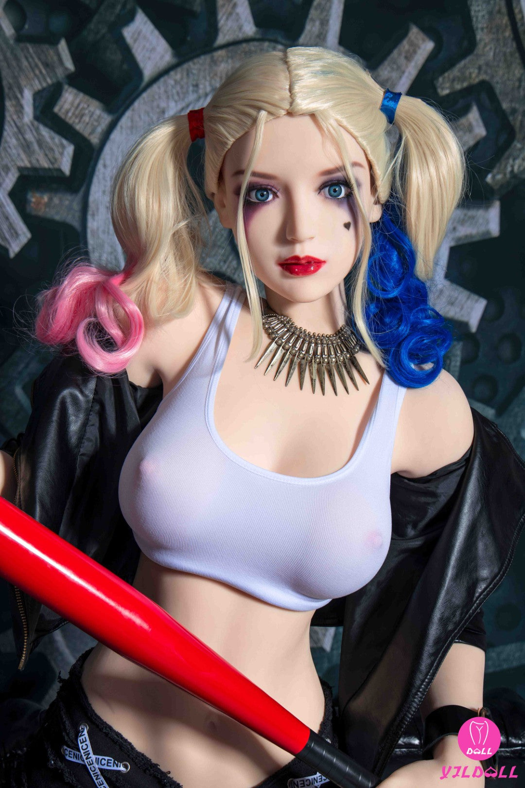 Harley Quinn seksnukk (YJL Doll 168 cm C-Cup #31 TPE)