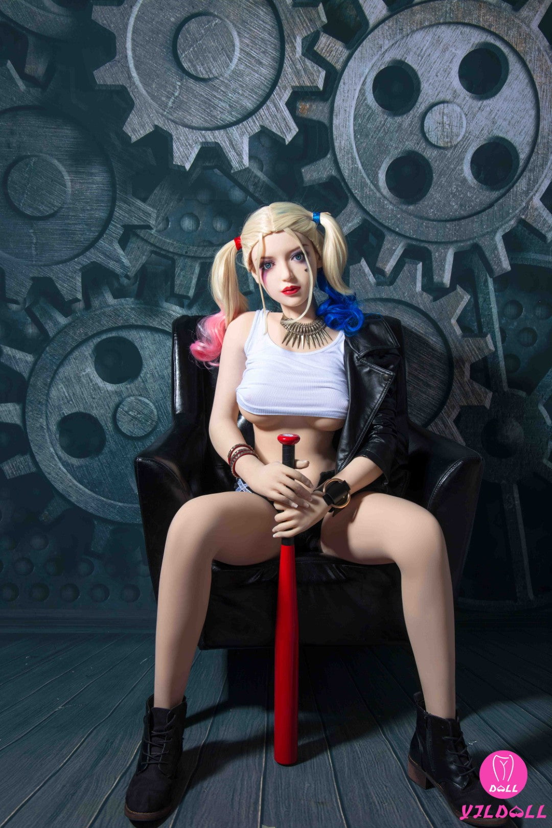 Harley Quinn seksnukk (YJL Doll 168 cm C-Cup #31 TPE)