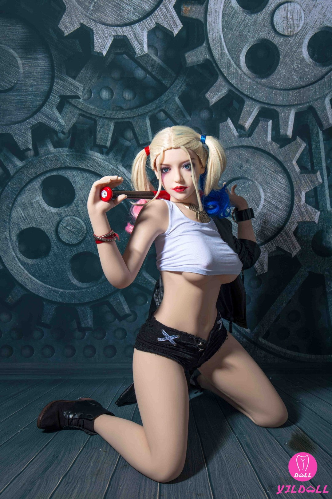 Harley Quinn seksnukk (YJL Doll 168 cm C-Cup #31 TPE)