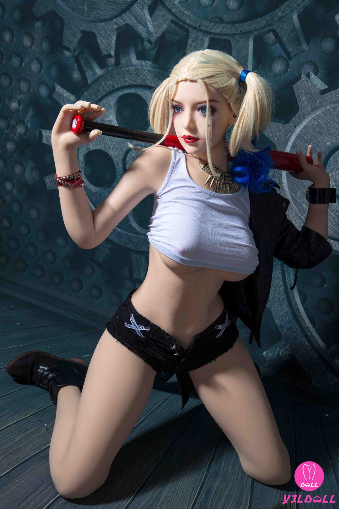 Harley Quinn seksnukk (YJL Doll 168 cm C-Cup #31 TPE)