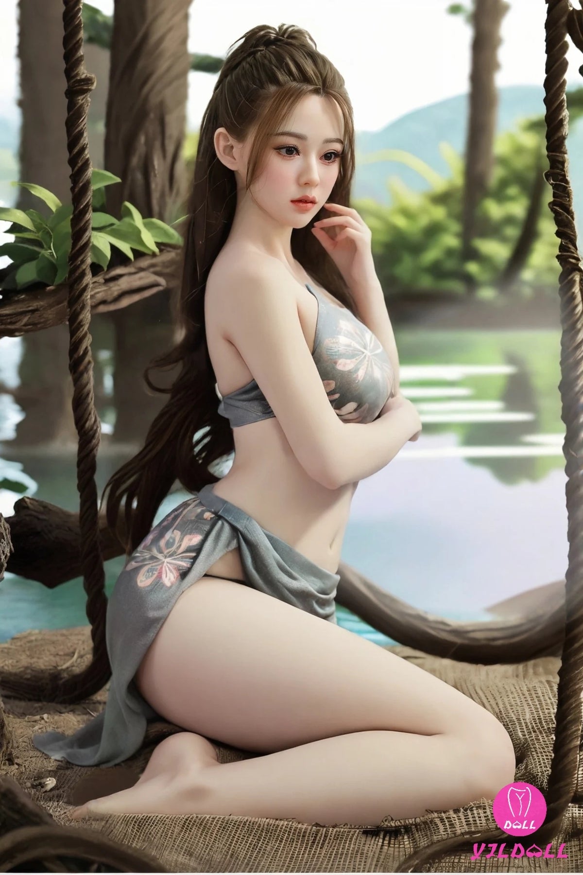 Elliot seksnukk (YJL Doll 168 cm E-Cup #402 TPE + silikoon)