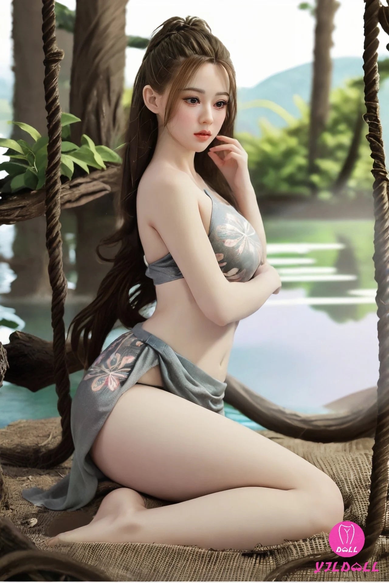 Elliot seksnukk (YJL Doll 168 cm E-Cup #402 TPE + silikoon)