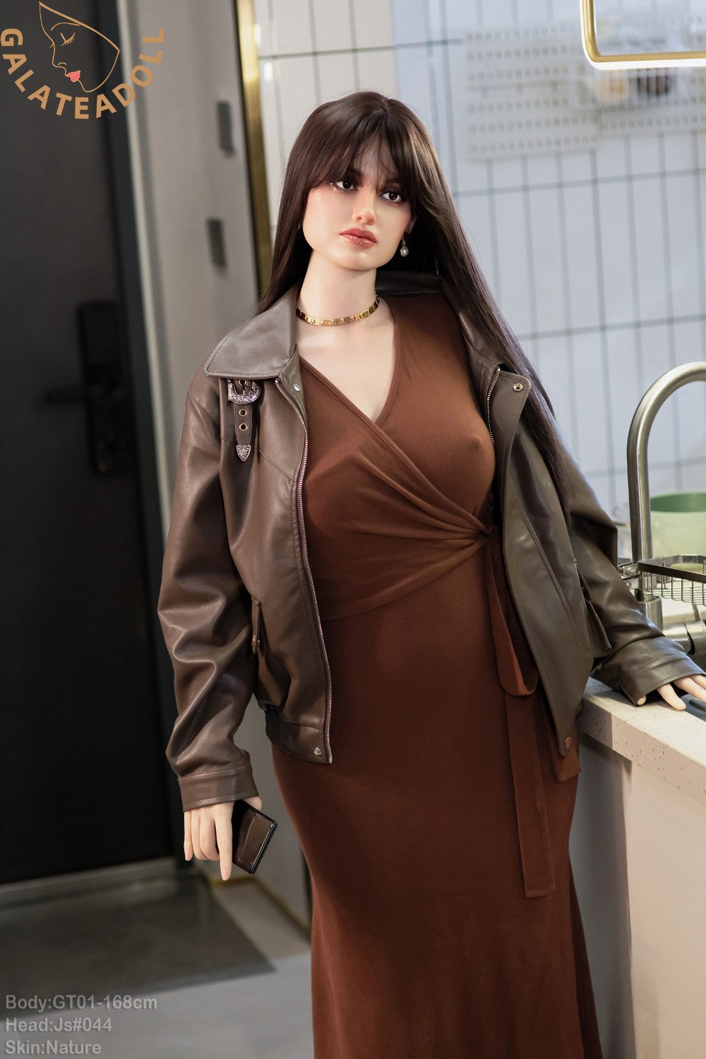 Indira seksnukk (Galatea Doll 168 cm C-Cup #044 silikoon)