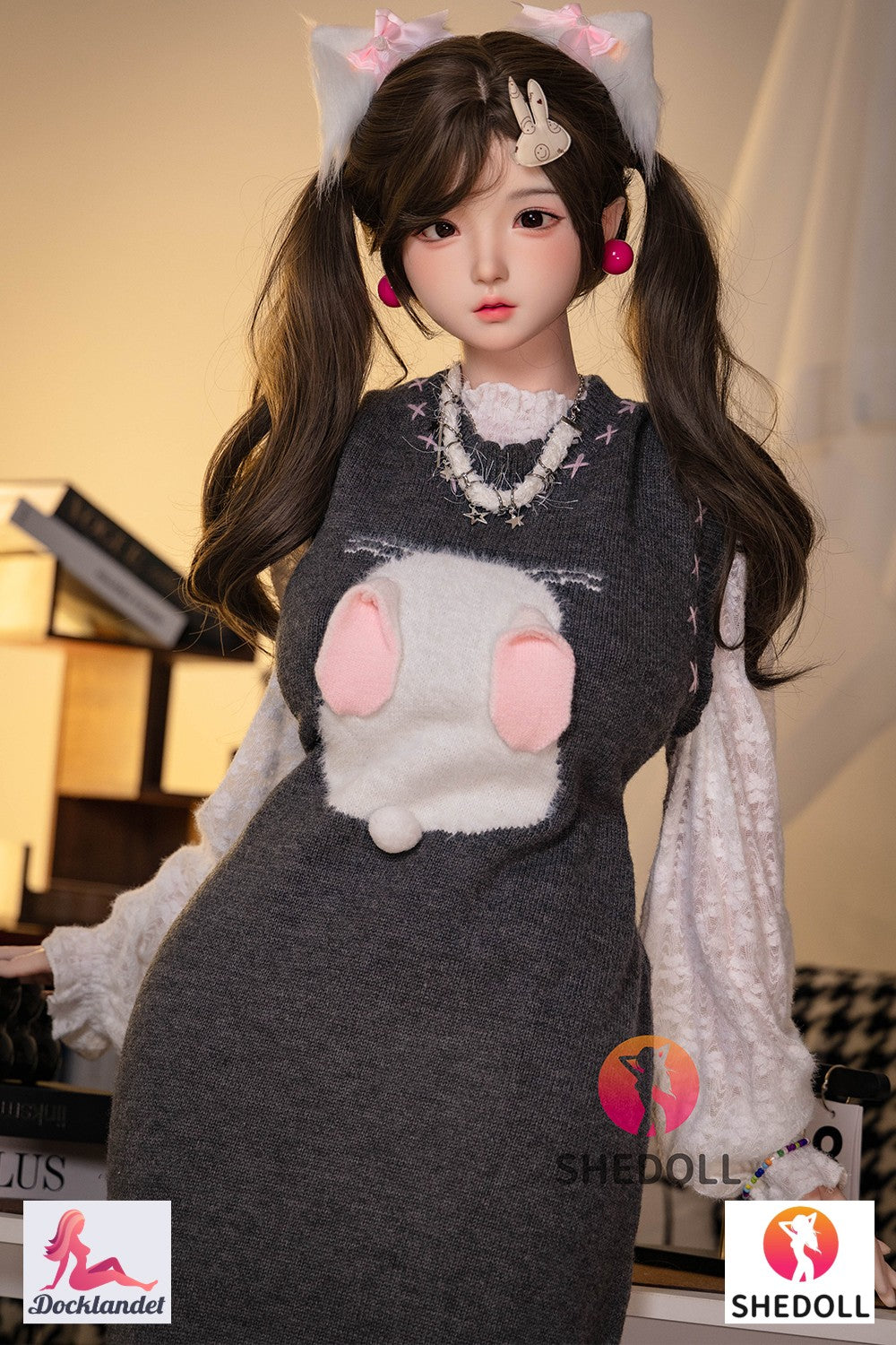 Cece seksnukk (SHEDOLL 145 cm G-Cup # SH156 silikoon)