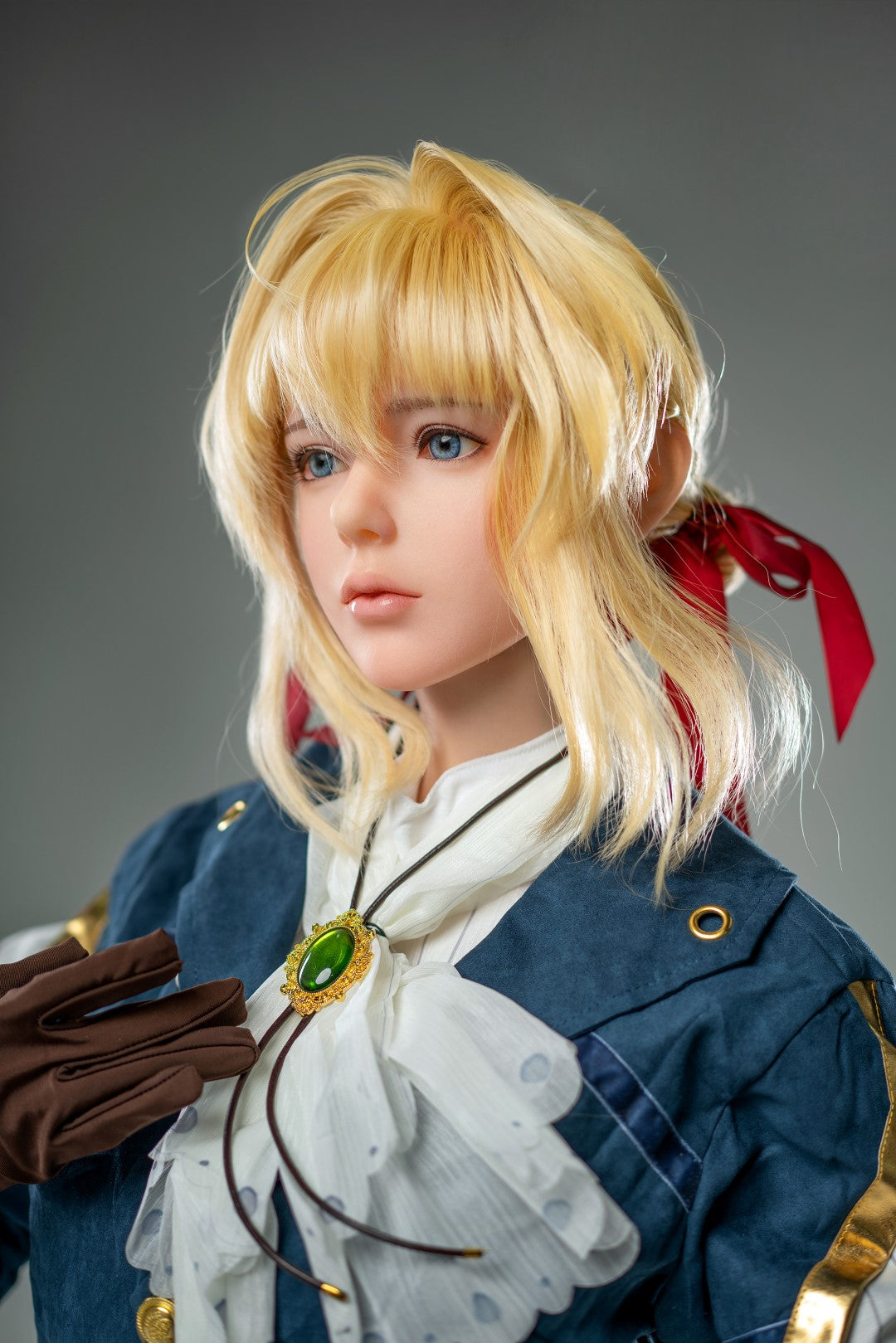 Violetne seksnukk (Game Lady 156 cm D-Cup Anime nr 12 silikoon)