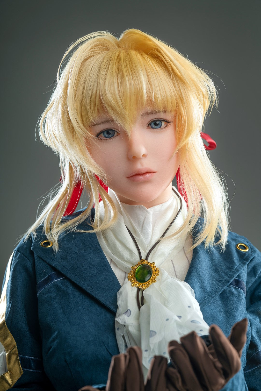Violetne seksnukk (Game Lady 156 cm D-Cup Anime nr 12 silikoon)