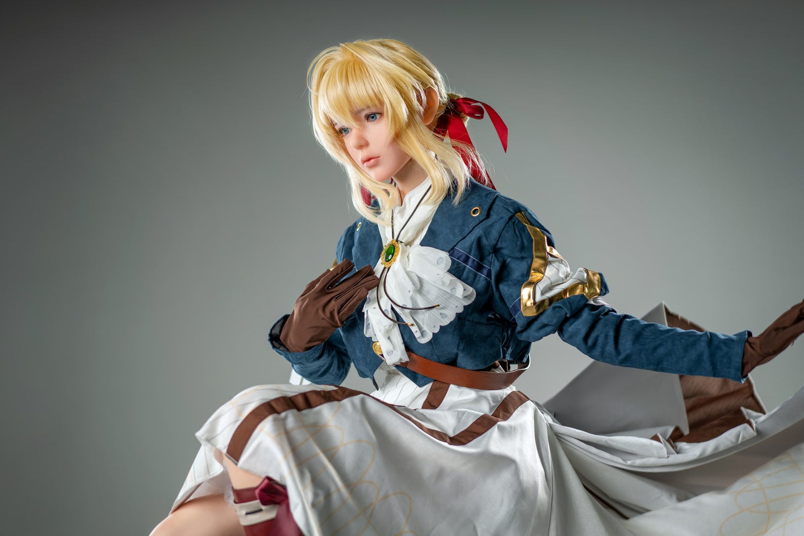 Violetne seksnukk (Game Lady 156 cm D-Cup Anime nr 12 silikoon)