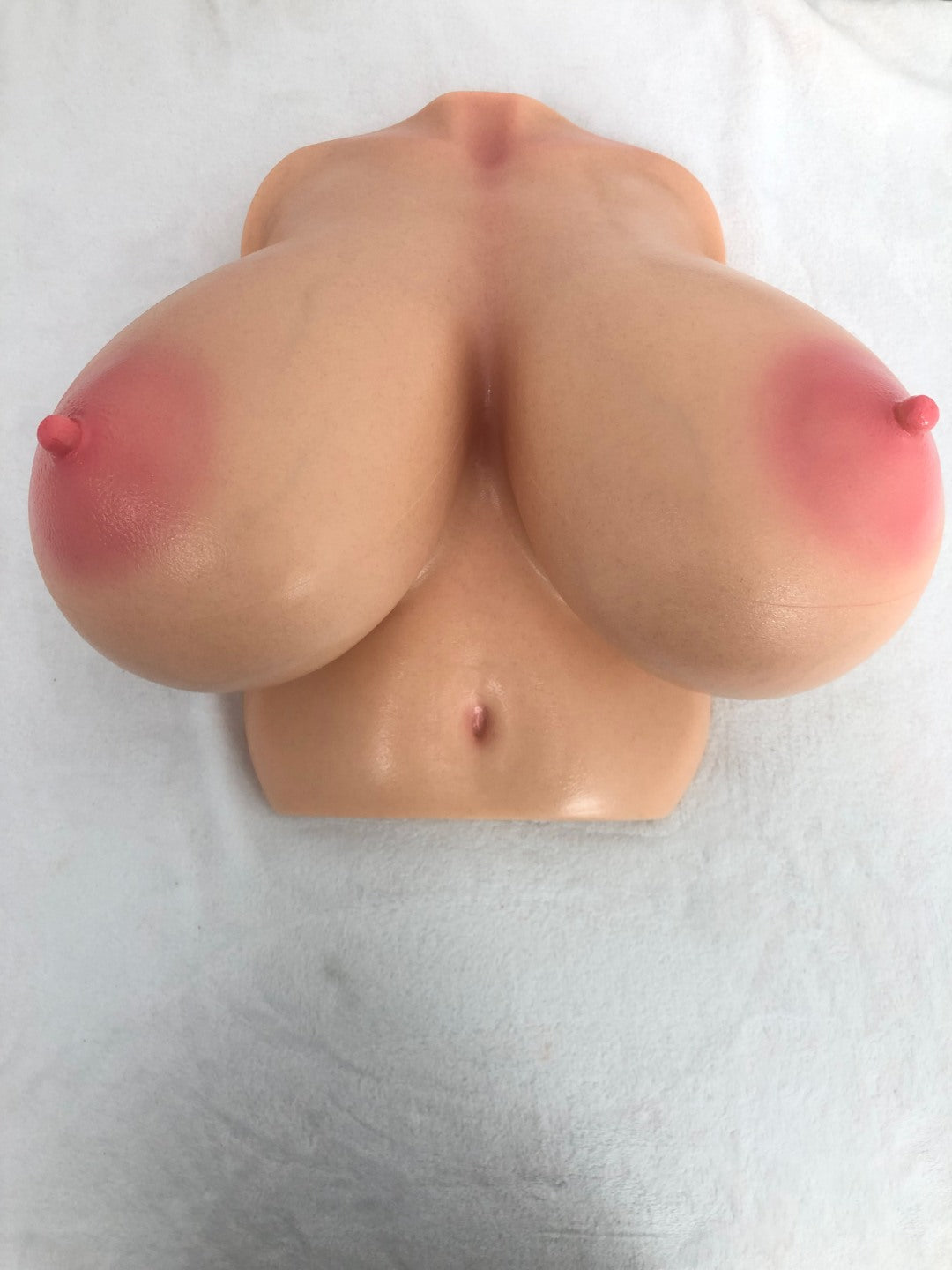 Rinna (XL) Torso seksnukk (Climax Doll Pro G Cup silikoon)