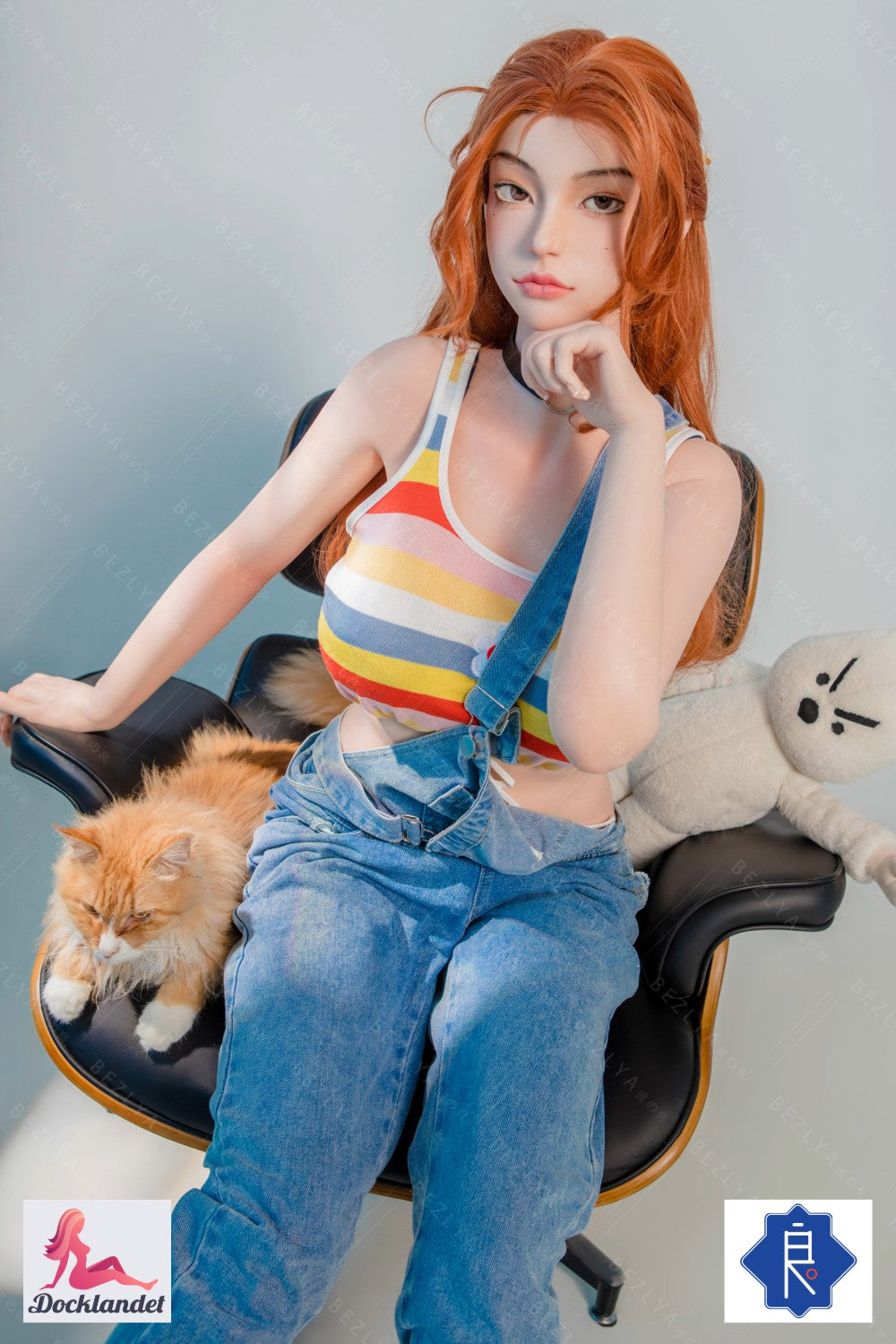 Aglaia seksnukk (Bezlya Doll 163 cm C-tass 2,1 silikoon)