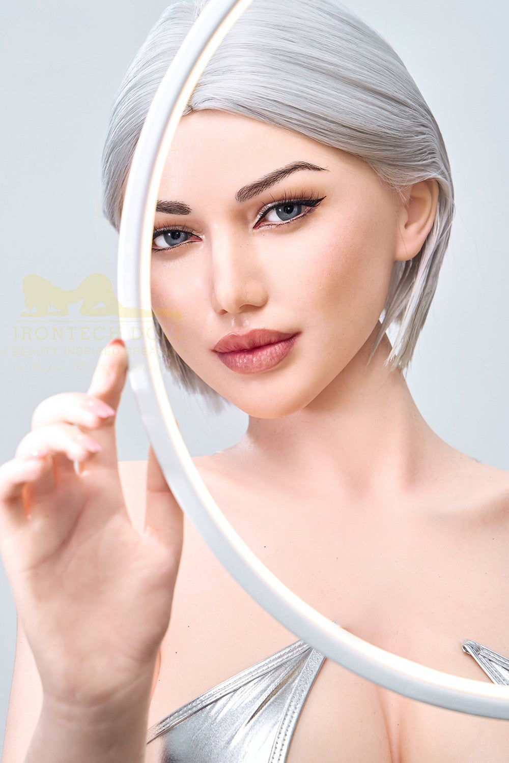 Kassiopeia seksnukk (Irontech Doll 159 cm G-Cup S13 silikoon)