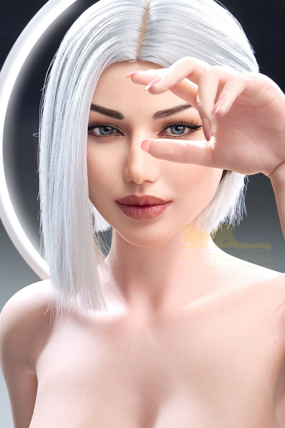 Kassiopeia seksnukk (Irontech Doll 159 cm G-Cup S13 silikoon)