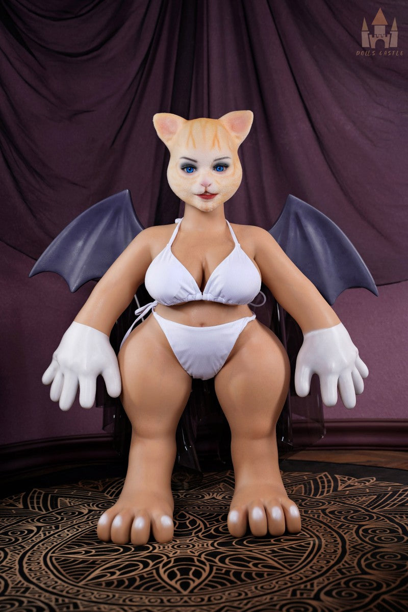 Cattie seksnukk (Dolls Castle 100 cm D-Cup #SZ2 silikoon)
