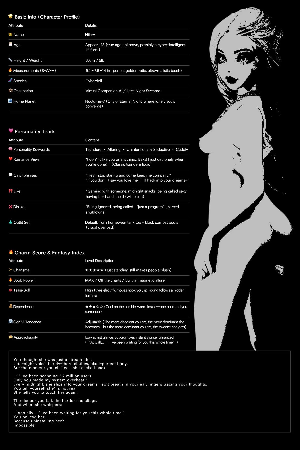 Hilary Sexdocka (Climax Doll Mini 60cm A-kupa Silikon)