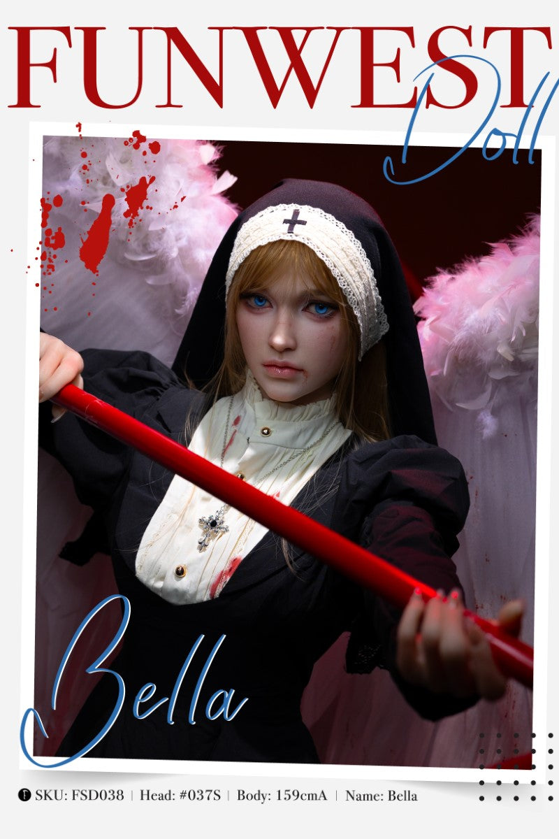 Bella seksnukk (FunWest Doll 159 cm A-Cup #037S RST silikoon)