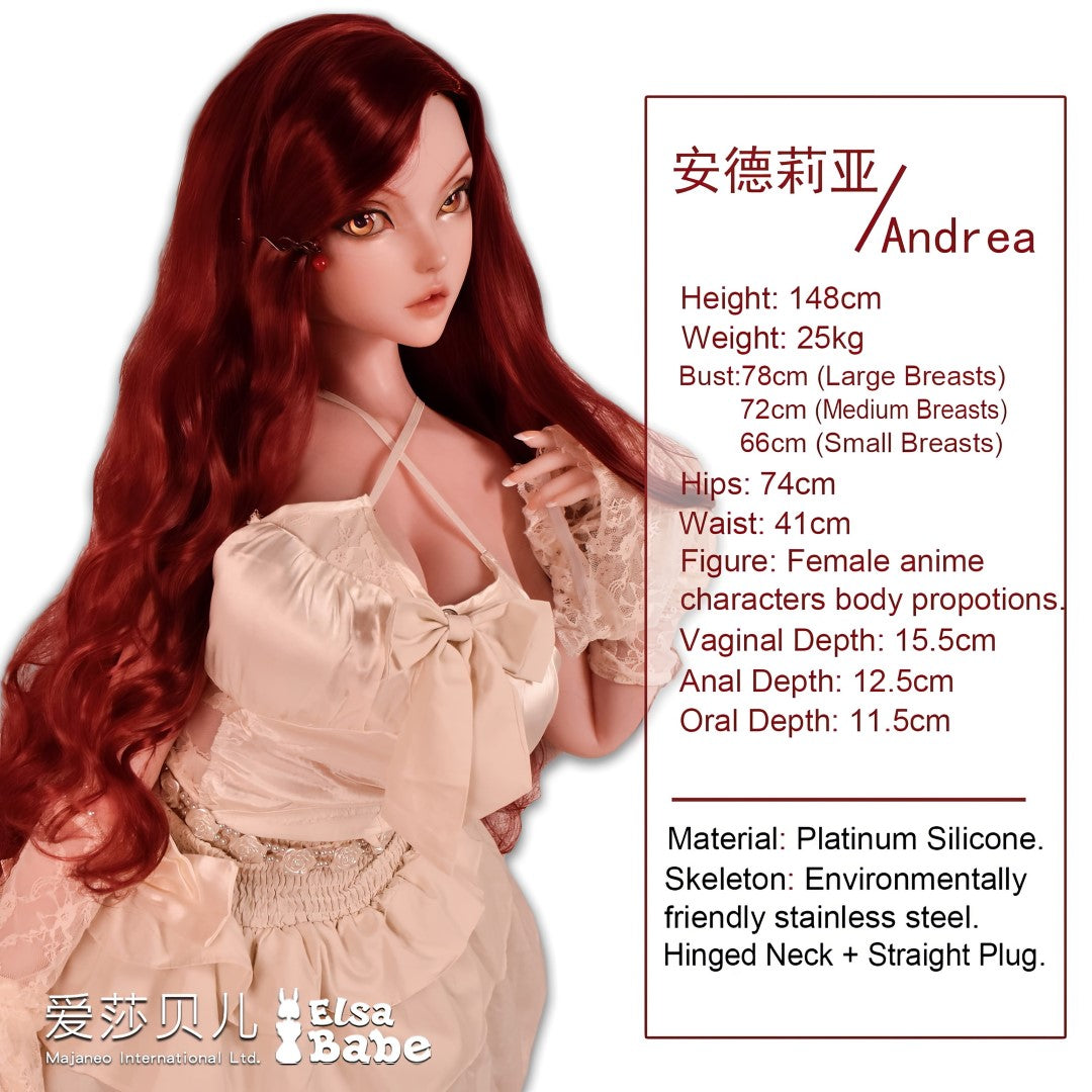 Andrea Cooperi seksinukk (Elsa Babe 148cm DHR010 silikoon)