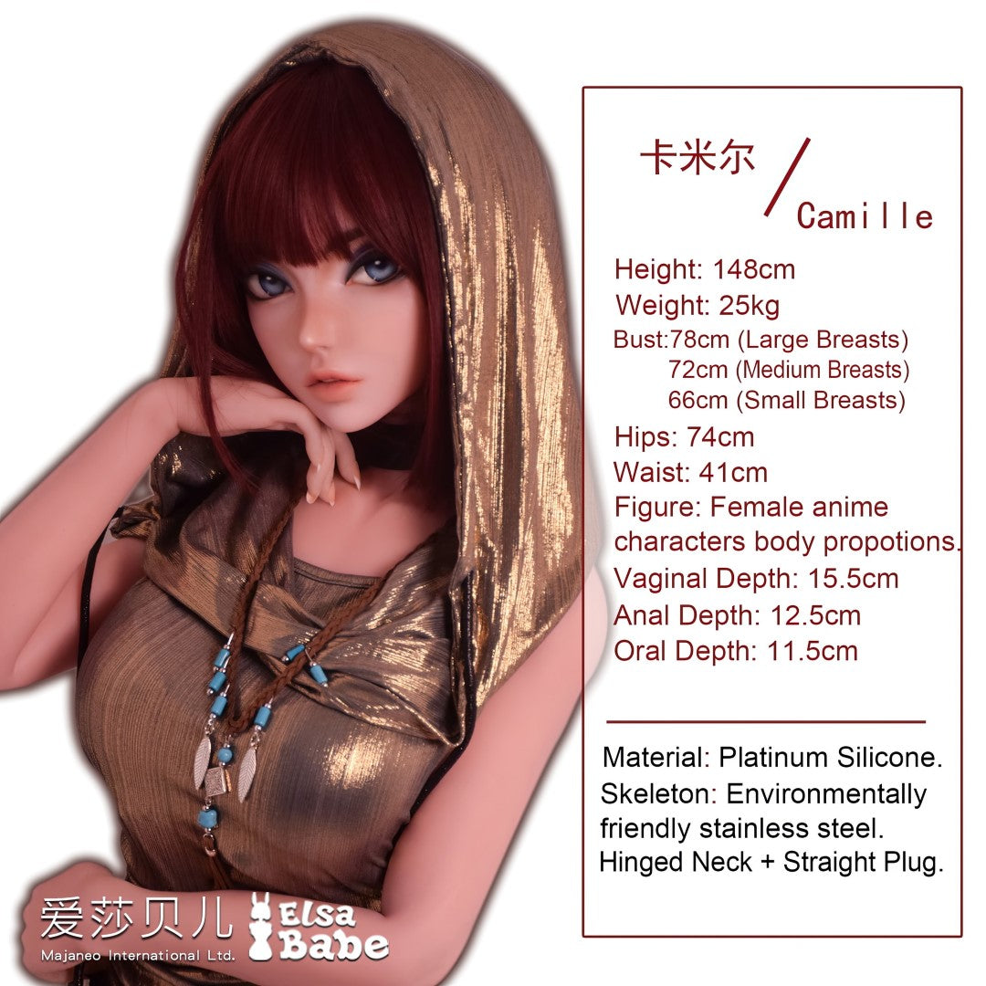 Camille Baker Sexdocka (Elsa Babe 148cm DHR011 Silikon)