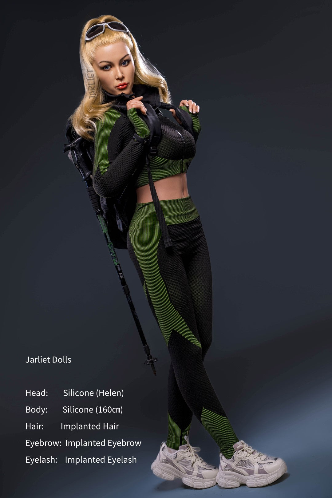 Helena seksnukk (Jarliet 160 cm C-Cup silikoon)