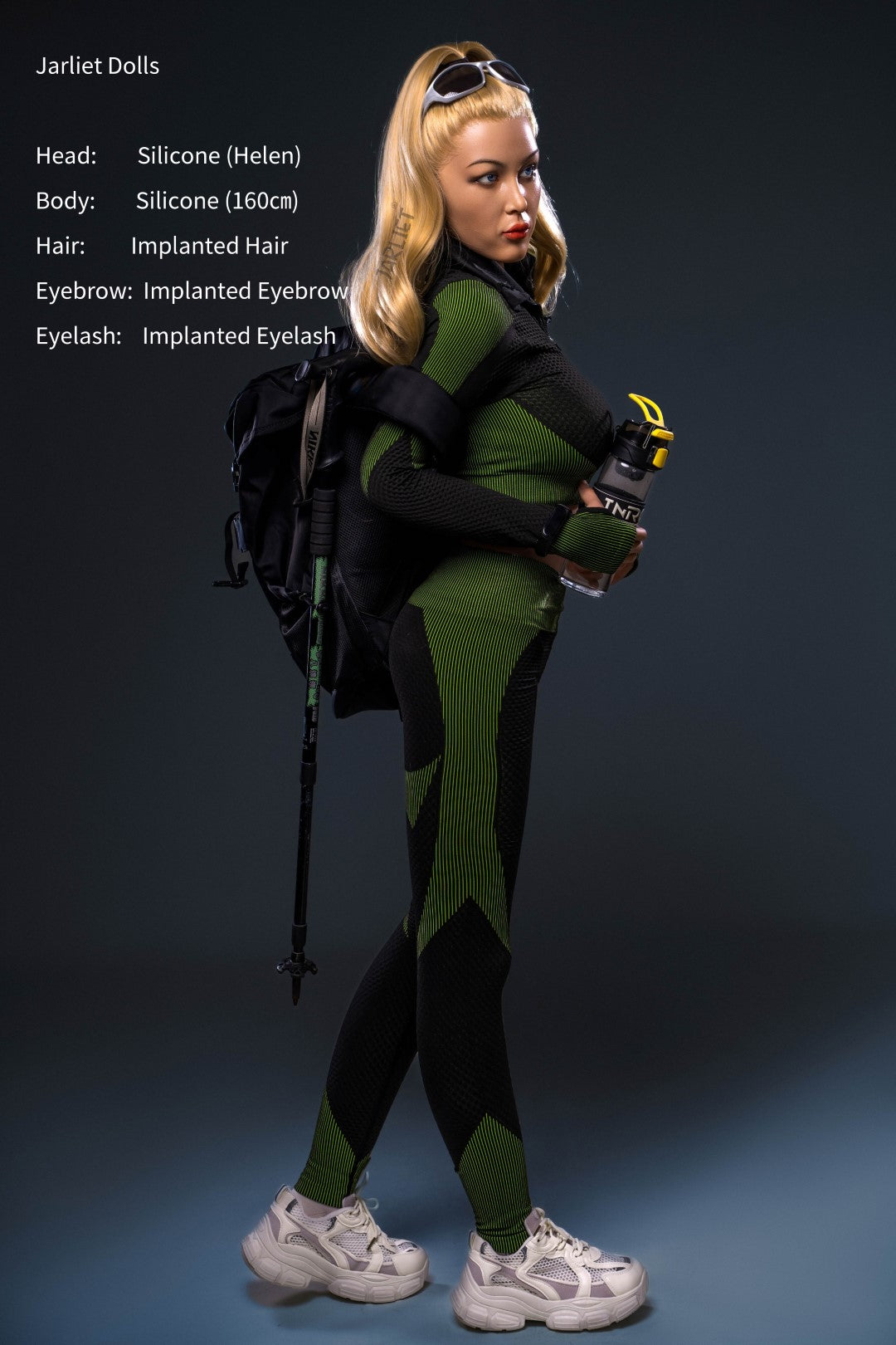 Helena seksnukk (Jarliet 160 cm C-Cup silikoon)