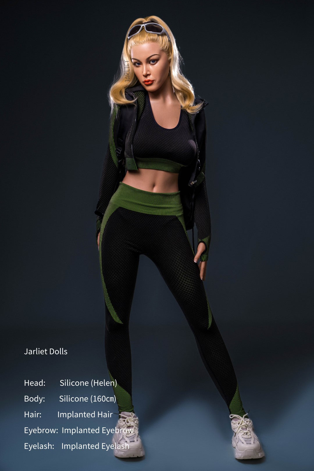 Helena seksnukk (Jarliet 160 cm C-Cup silikoon)