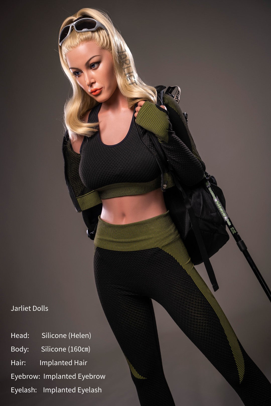 Helena seksnukk (Jarliet 160 cm C-Cup silikoon)