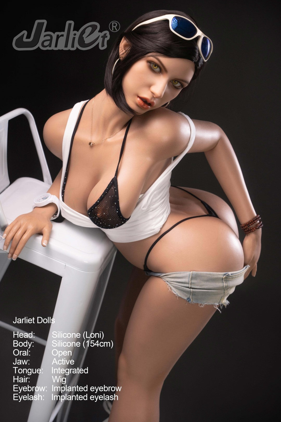 Loni seksnukk (Jarliet 154 cm C-Cup silikoon)