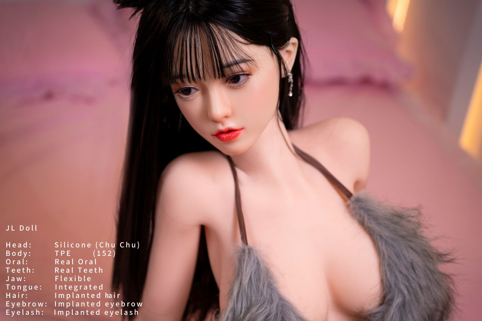 Chu seksnukk (Jarliet 152 cm D-Cup TPE + silikoon)