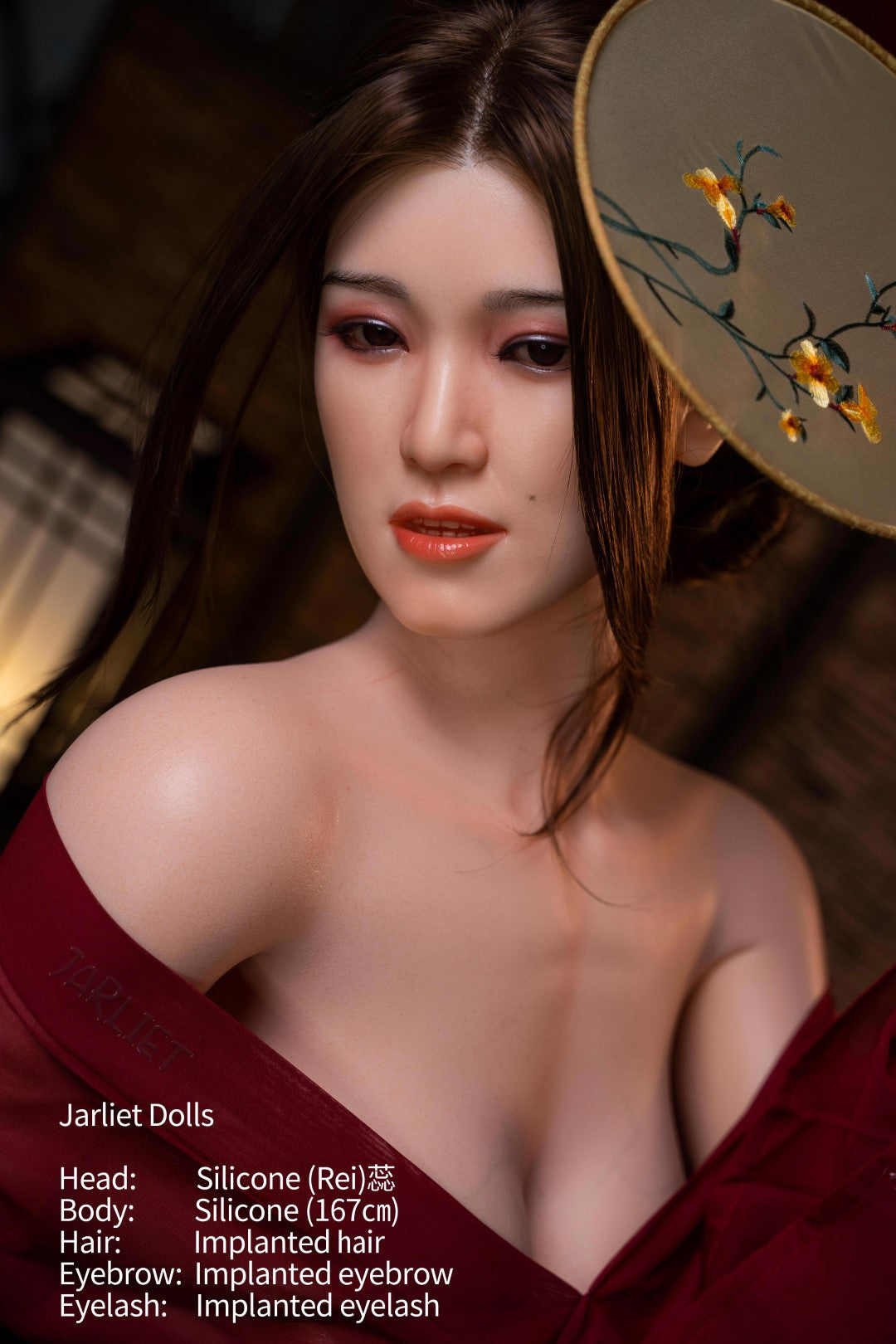 Rei seksnukk (Jarliet 167 cm B-Cup silikoon)