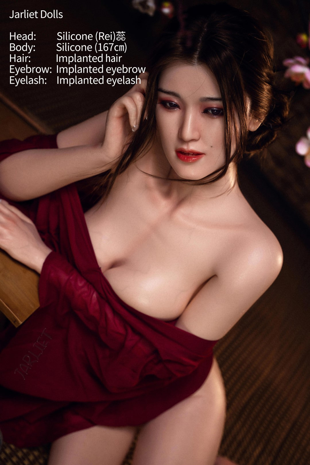 Rei seksnukk (Jarliet 167 cm B-Cup silikoon)