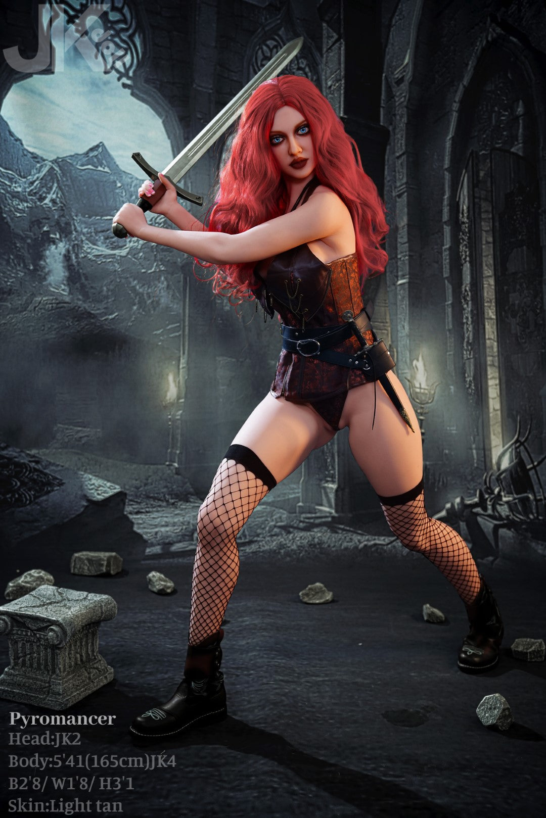 Pyromancer Sex Doll (JK-Doll 165 cm D-Cup JK2 TPE)