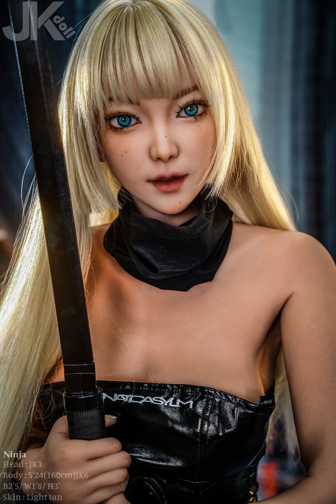 Ninja seksnukk (JK-Doll 160 cm D-Cup JK3 TPE)