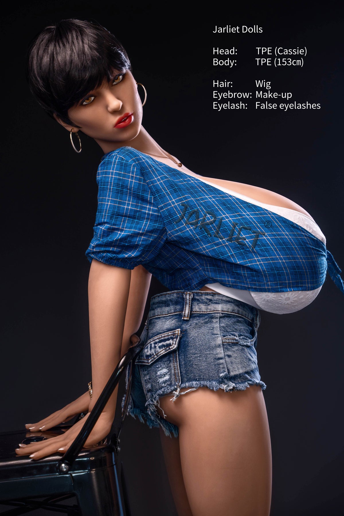 Cassie seksnukk (Jarliet 153 cm K-Cup TPE)