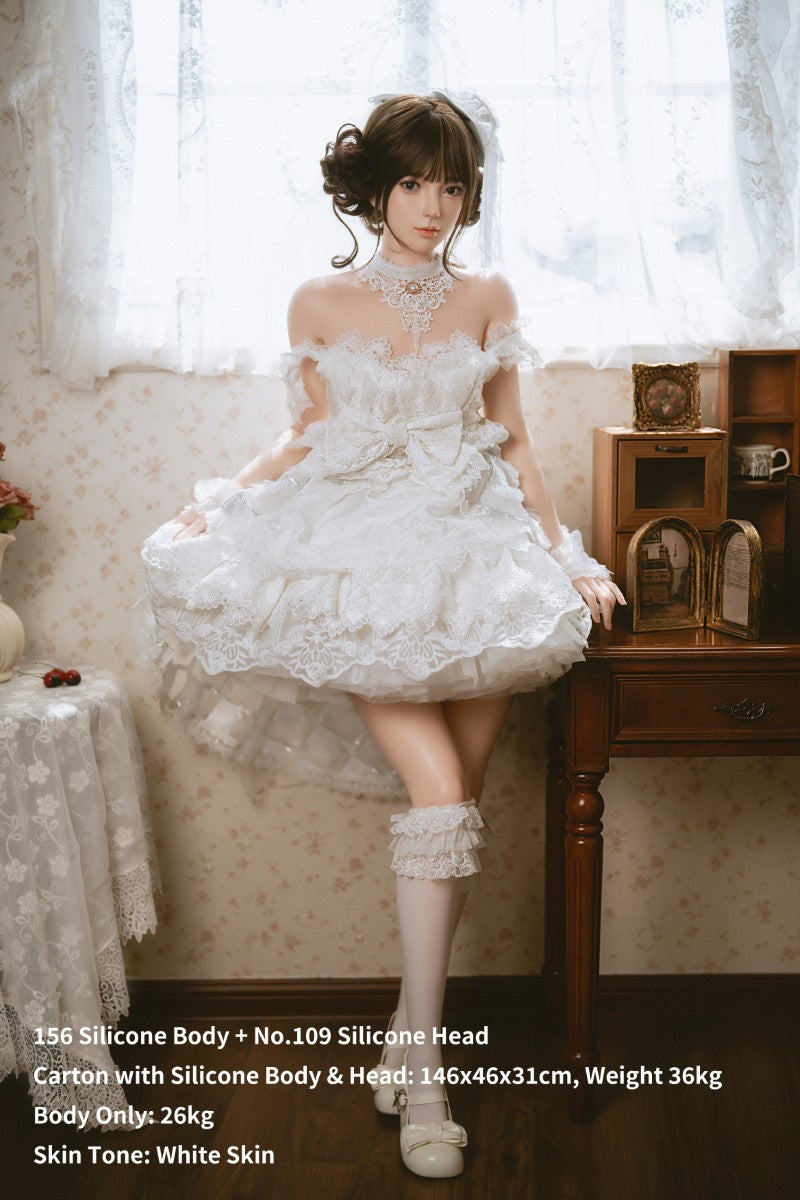 Lolita seksnukk (Jiusheng 156 cm B-Cup #109 silikoon)
