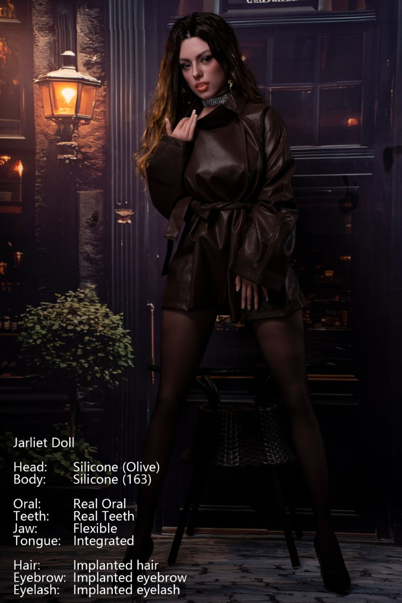 Oliivi seksnukk (Jarliet 163 cm D-Cup silikoon)