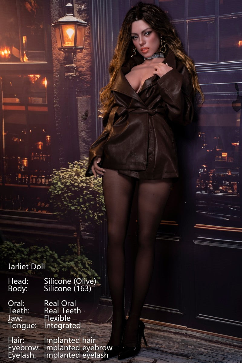 Oliivi seksnukk (Jarliet 163 cm D-Cup silikoon)