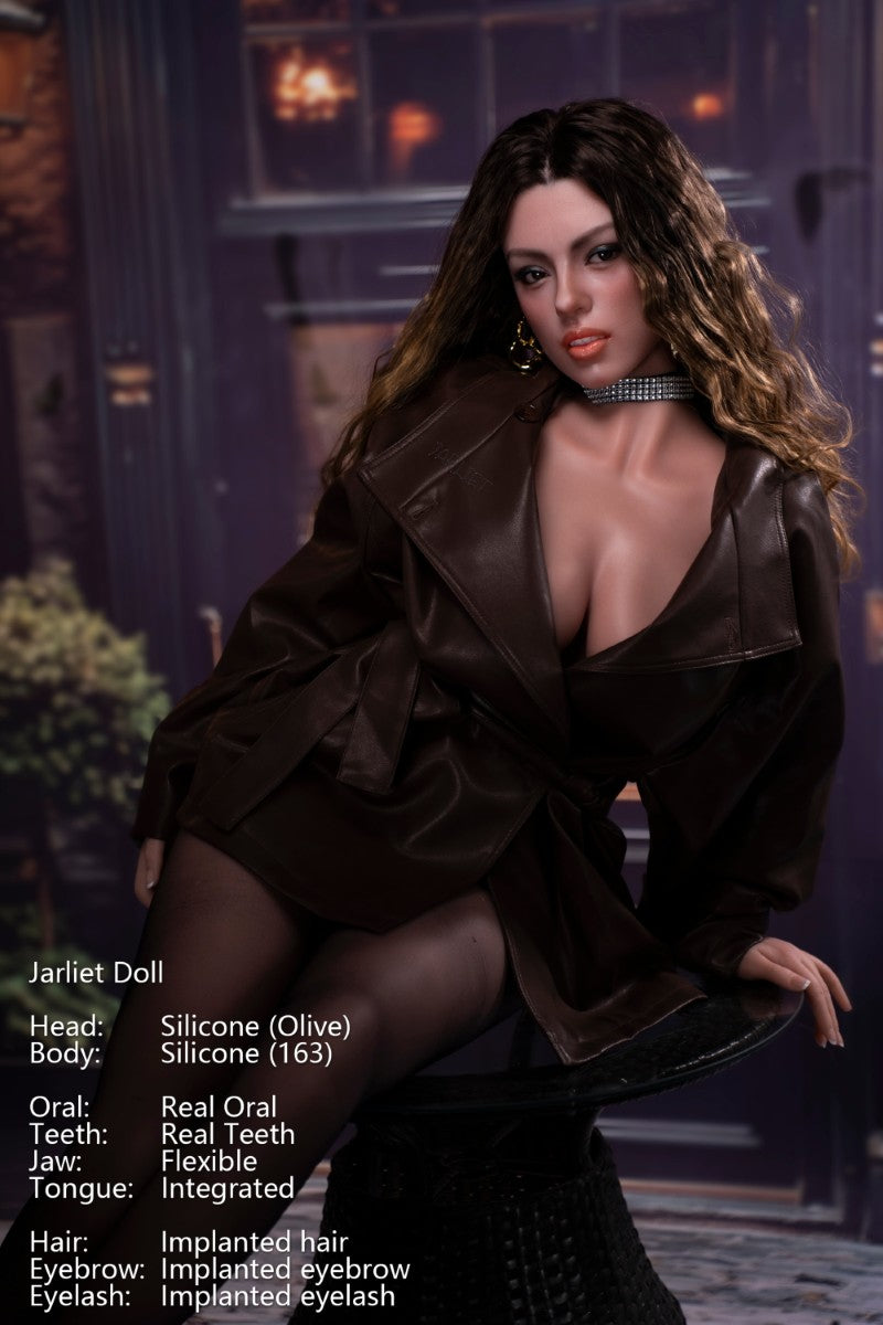 Oliivi seksnukk (Jarliet 163 cm D-Cup silikoon)