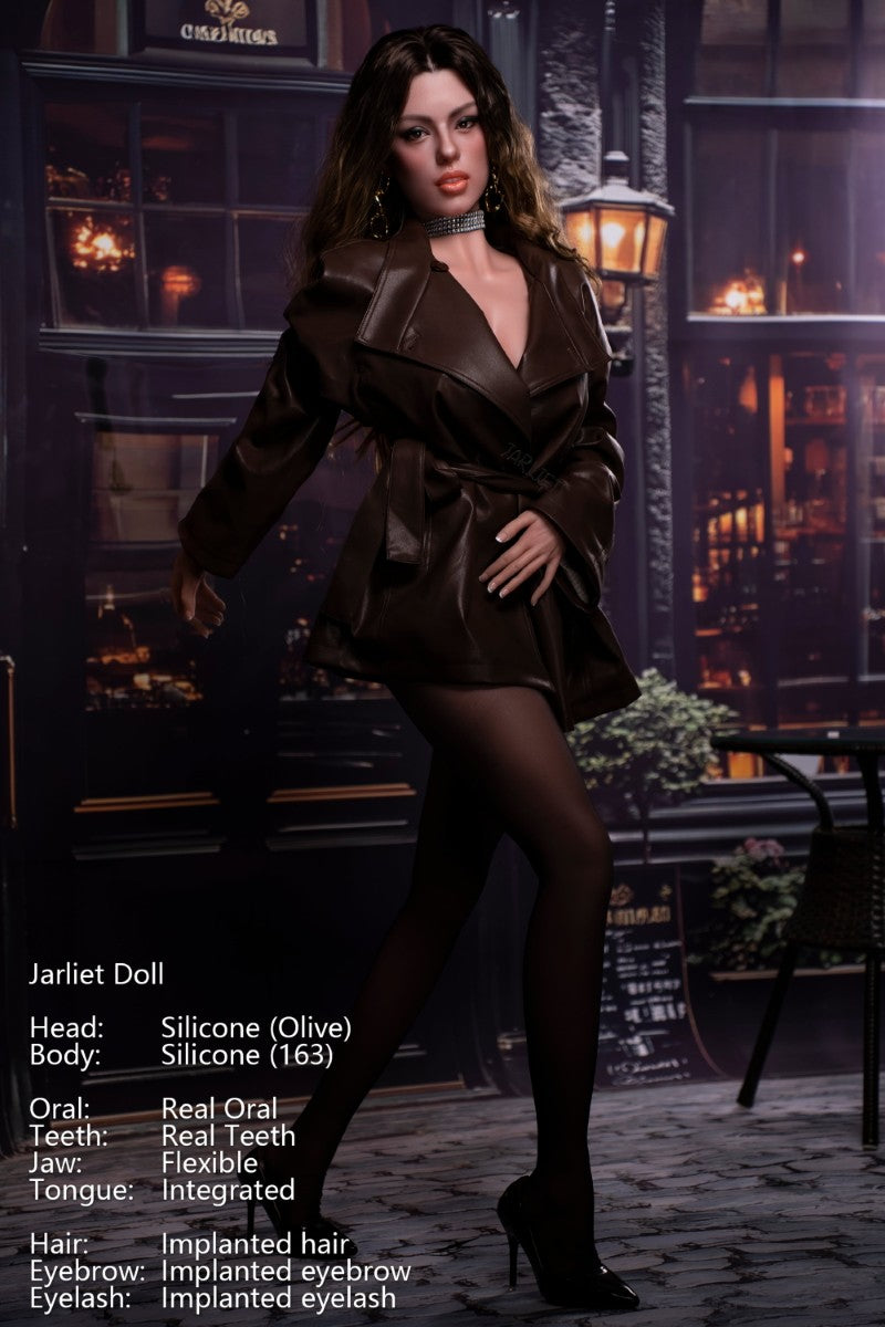 Oliivi seksnukk (Jarliet 163 cm D-Cup silikoon)