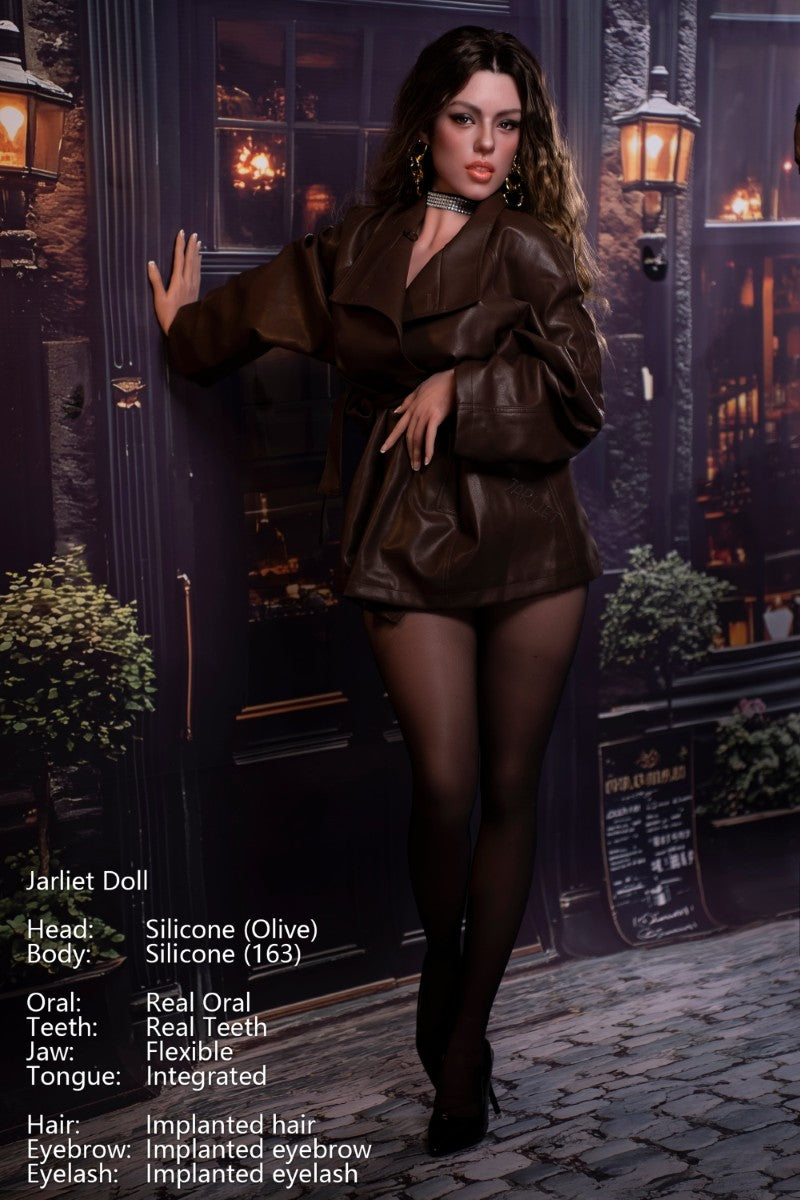 Oliivi seksnukk (Jarliet 163 cm D-Cup silikoon)
