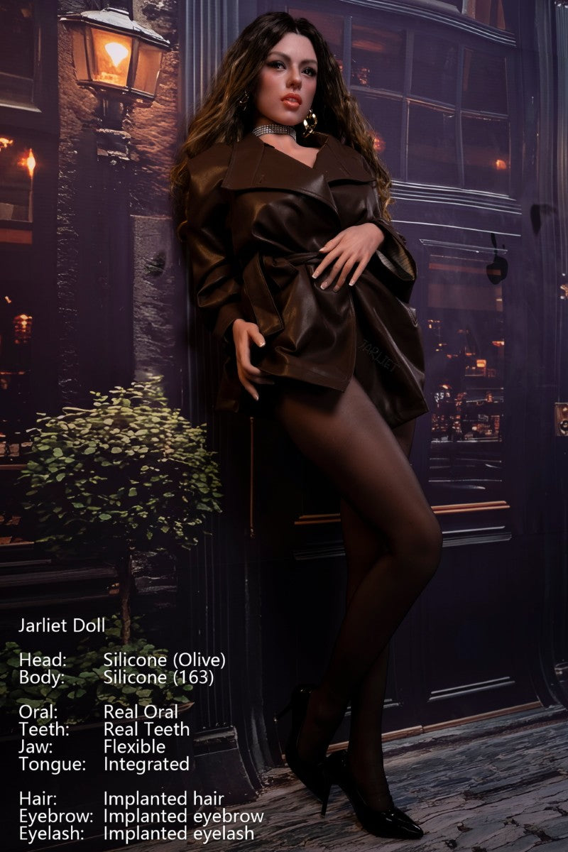 Oliivi seksnukk (Jarliet 163 cm D-Cup silikoon)