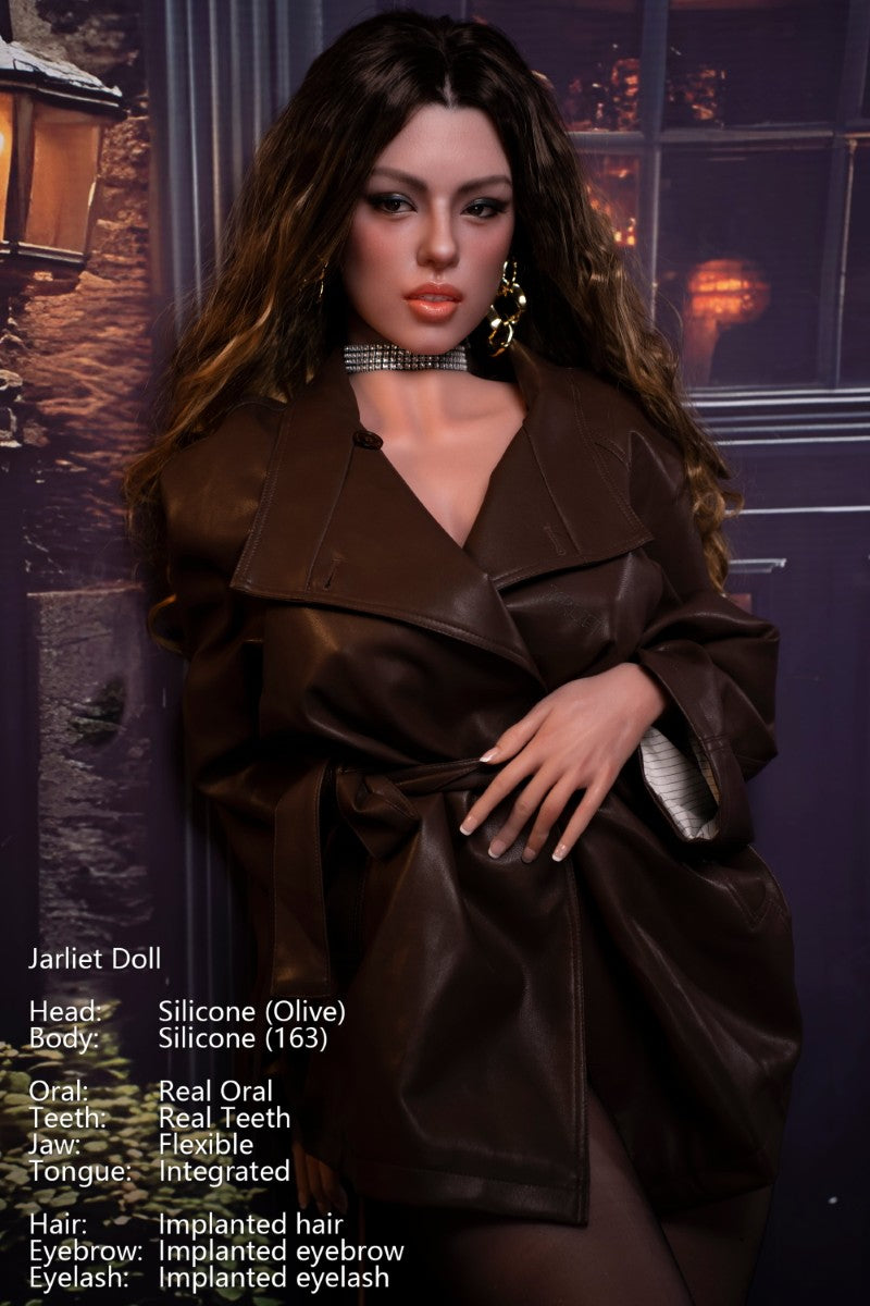 Oliivi seksnukk (Jarliet 163 cm D-Cup silikoon)