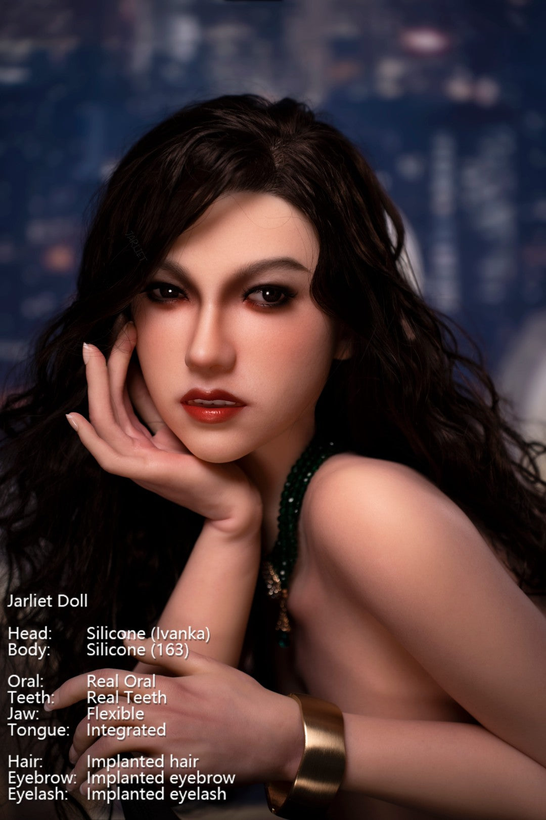 Ivanka seksnukk (Jarliet 163 cm D-Cup silikoon)