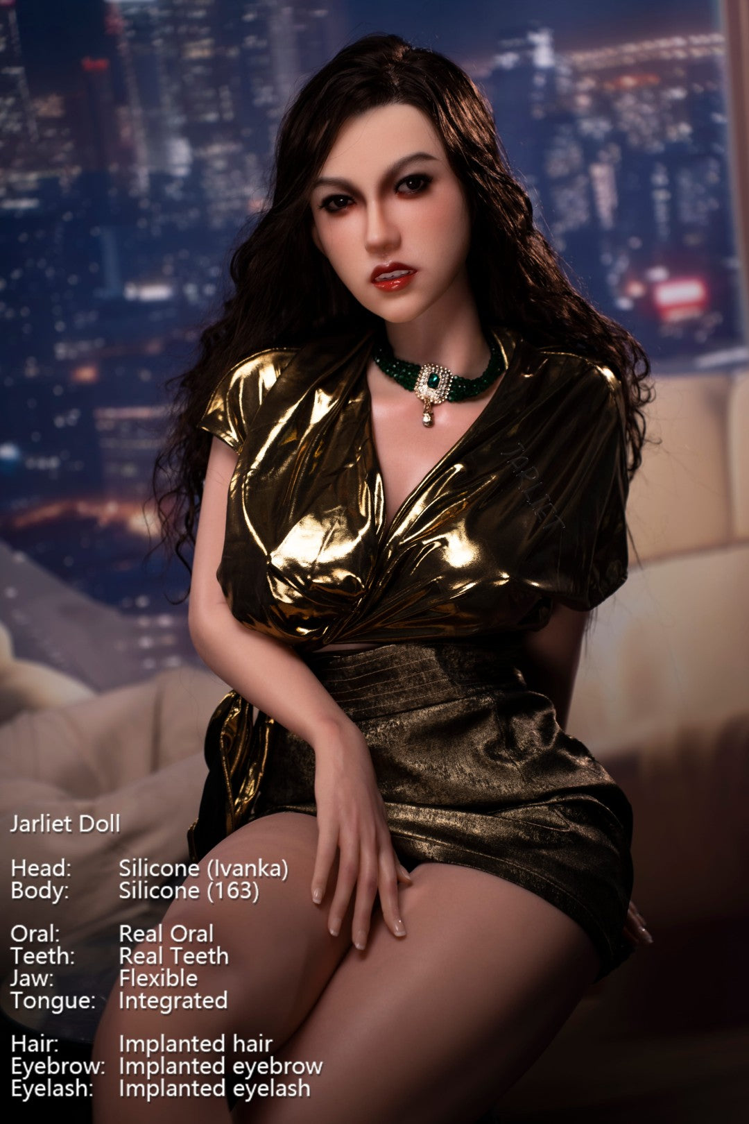 Ivanka seksnukk (Jarliet 163 cm D-Cup silikoon)