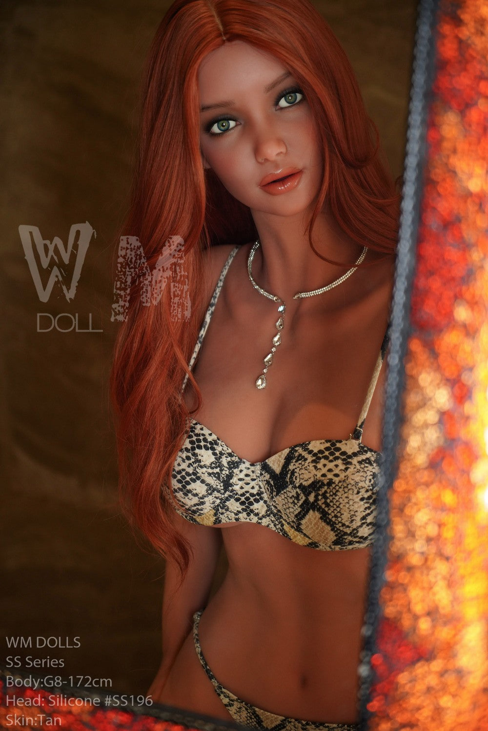 Rebecka seksnukk (WM-Doll 172 cm D-Cup # SS196 TPE + silikoon)
