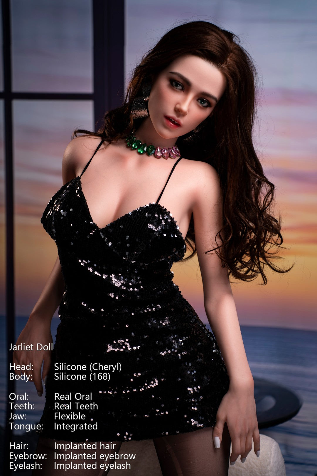 Cheryli seksnukk (Jarliet 168 cm D-Cup silikoon)