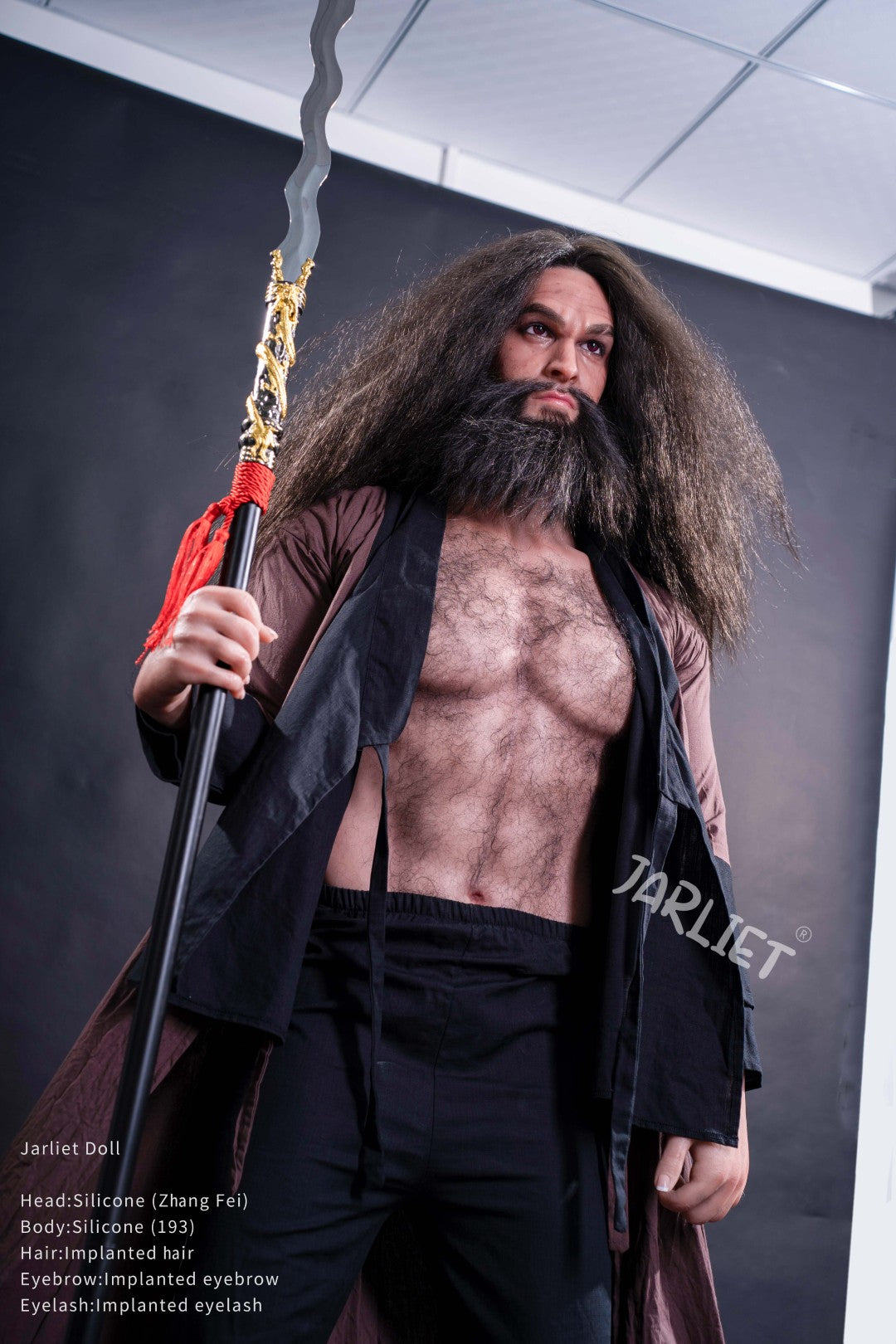 Meessoost seksnukk Zhang Fei (Jarliet 193cm silikoon)
