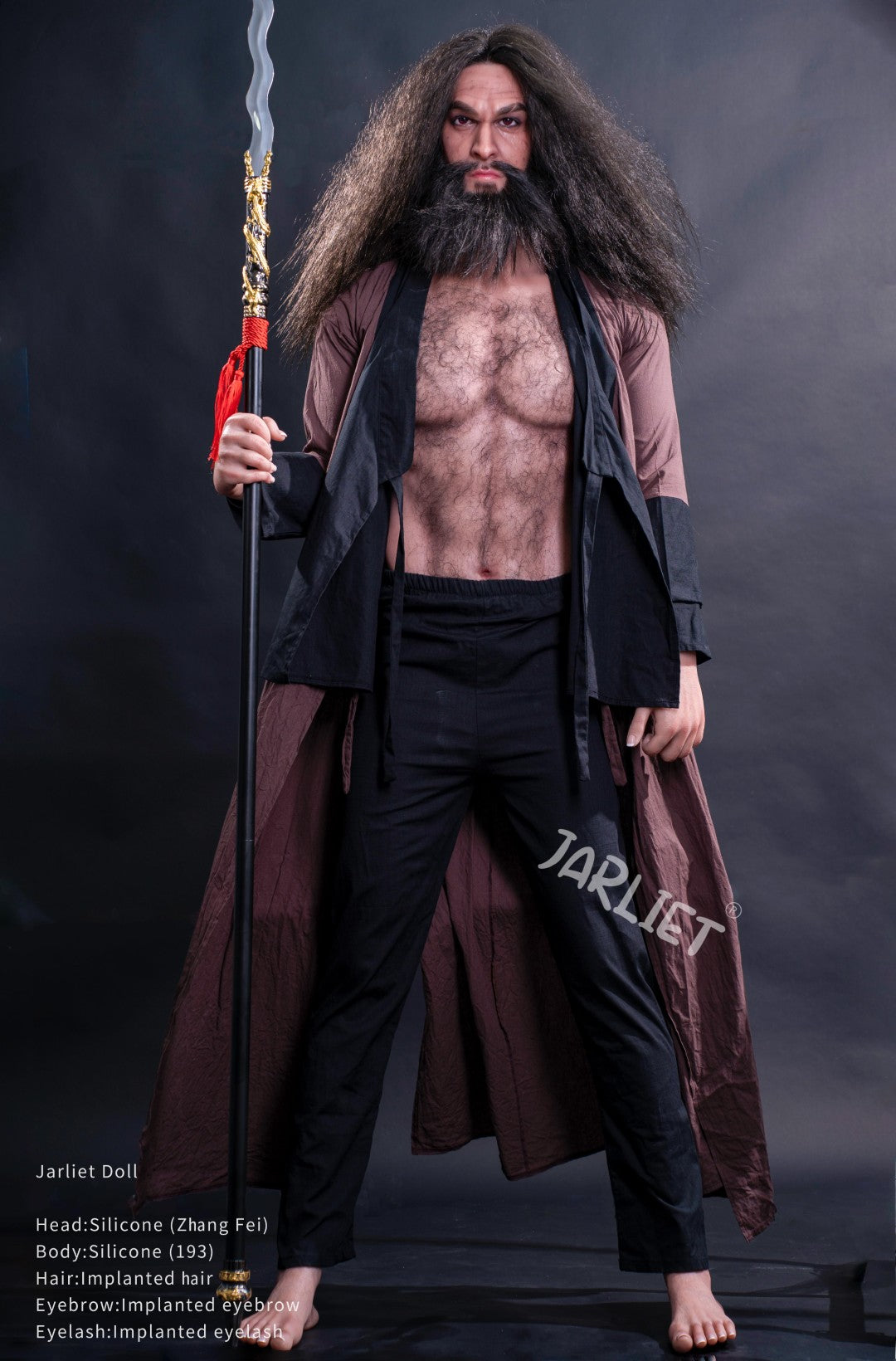 Meessoost seksnukk Zhang Fei (Jarliet 193cm silikoon)