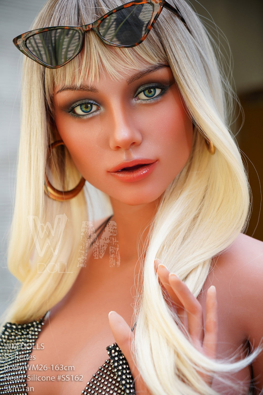 Angela seksnukk (WM-Doll 163 cm D-Cup # SS162 TPE + silikoon)