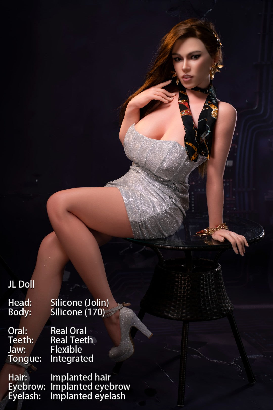 Joline seksnukk (Jarliet 170 cm G-Cup silikoon)