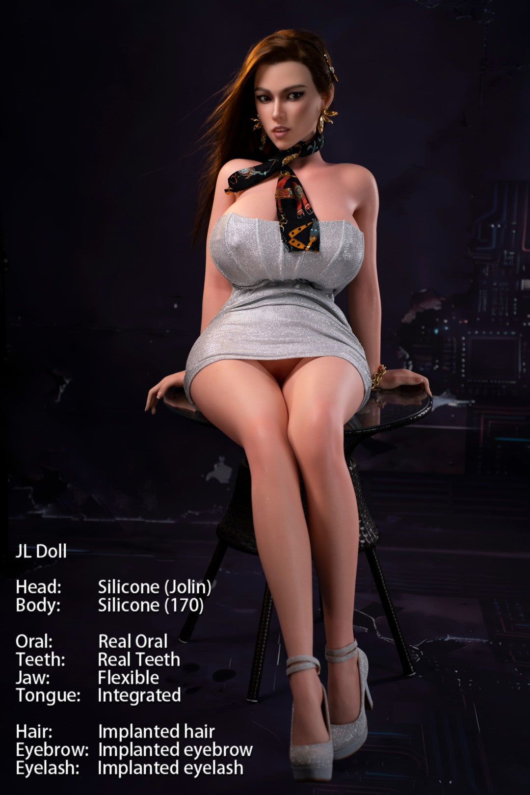 Joline seksnukk (Jarliet 170 cm G-Cup silikoon)