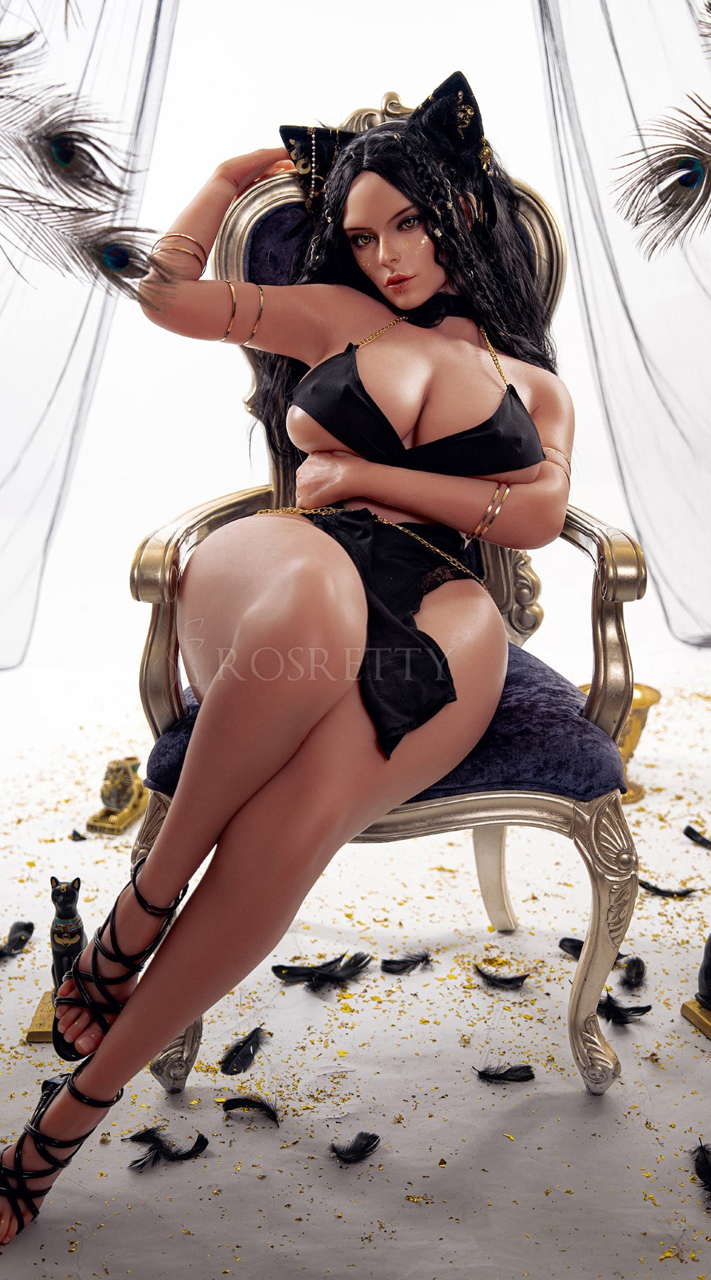 Hebbe Sexdocka (Rosretty Doll 156cm D-kupa #S17 Silikon)