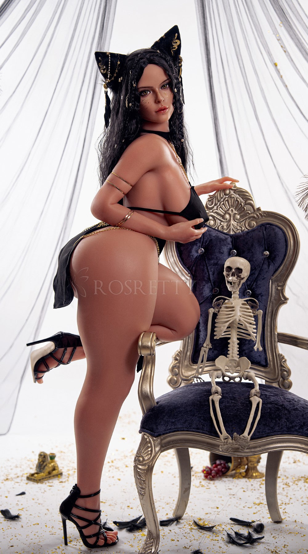 Hebbe Sexdocka (Rosretty Doll 156cm D-kupa #S17 Silikon)
